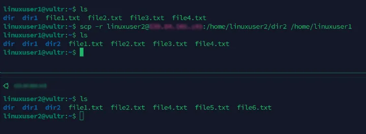 Copy directory without password