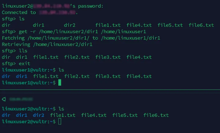 download directory from remote server