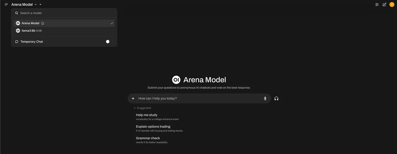 Select the Llama3 model