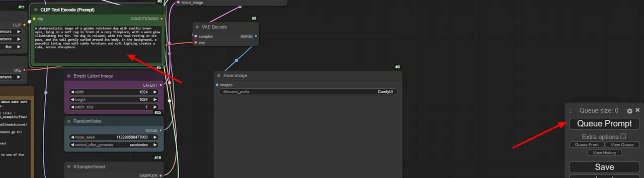 Generate the Image in ComfyUI