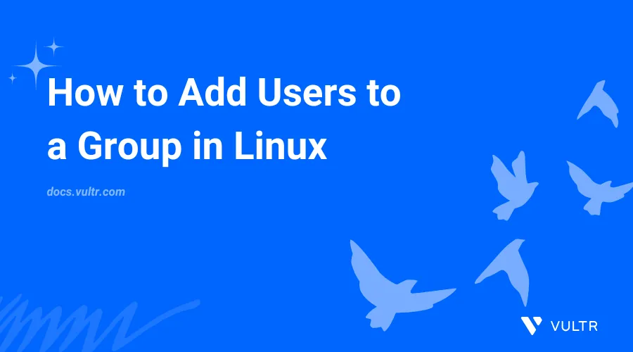 How to Add Users to a Group in Linux header image