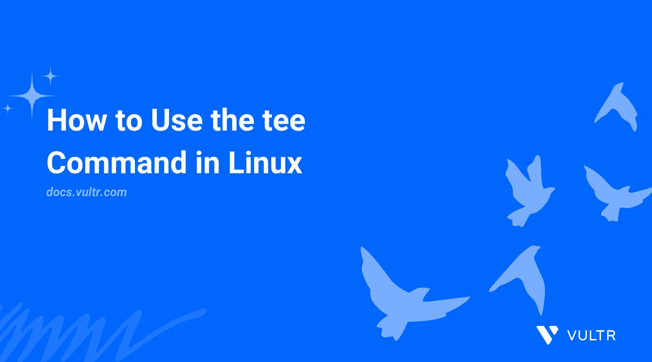 How To Use the Tee Command in Linux header image
