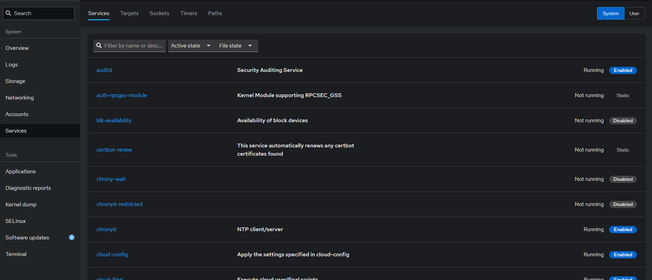 Manage Services