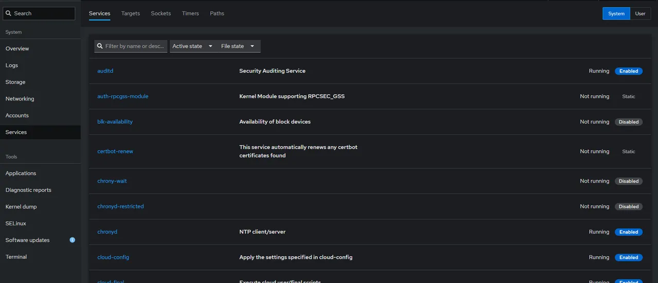Manage Services