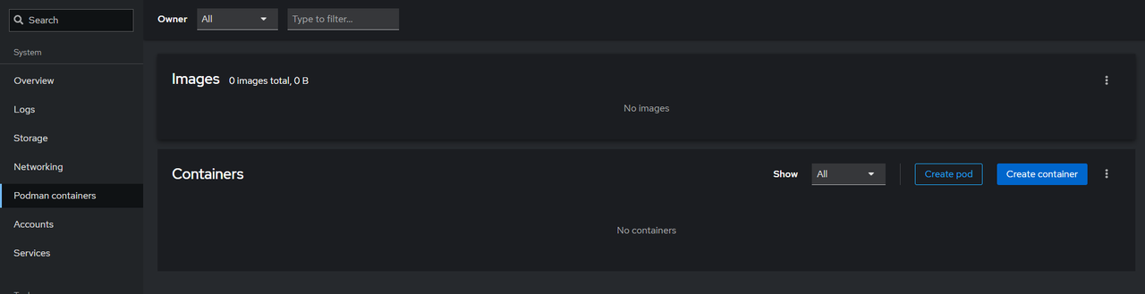 Create Podman Containers