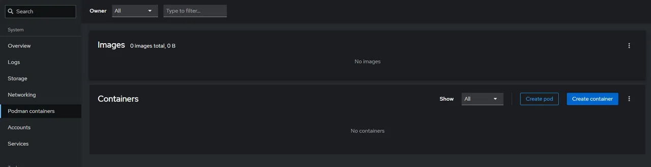 Create Podman Containers