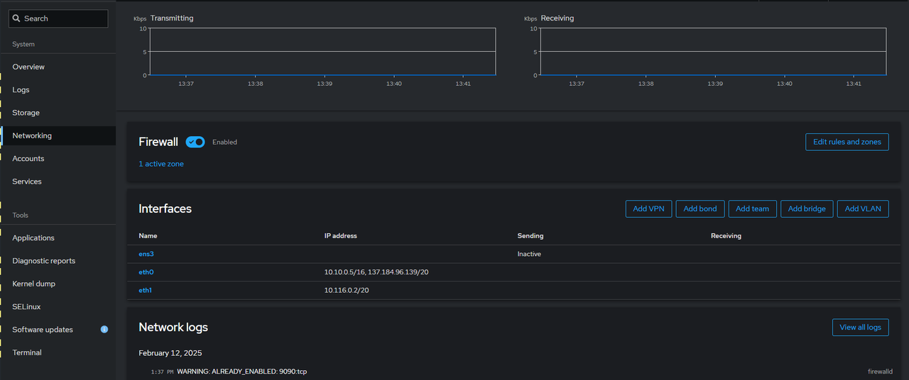 Manage Networking