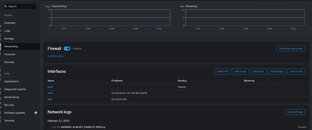 Manage Networking