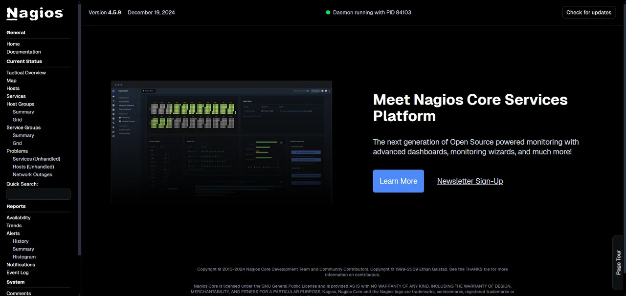 Nagios Dashboard