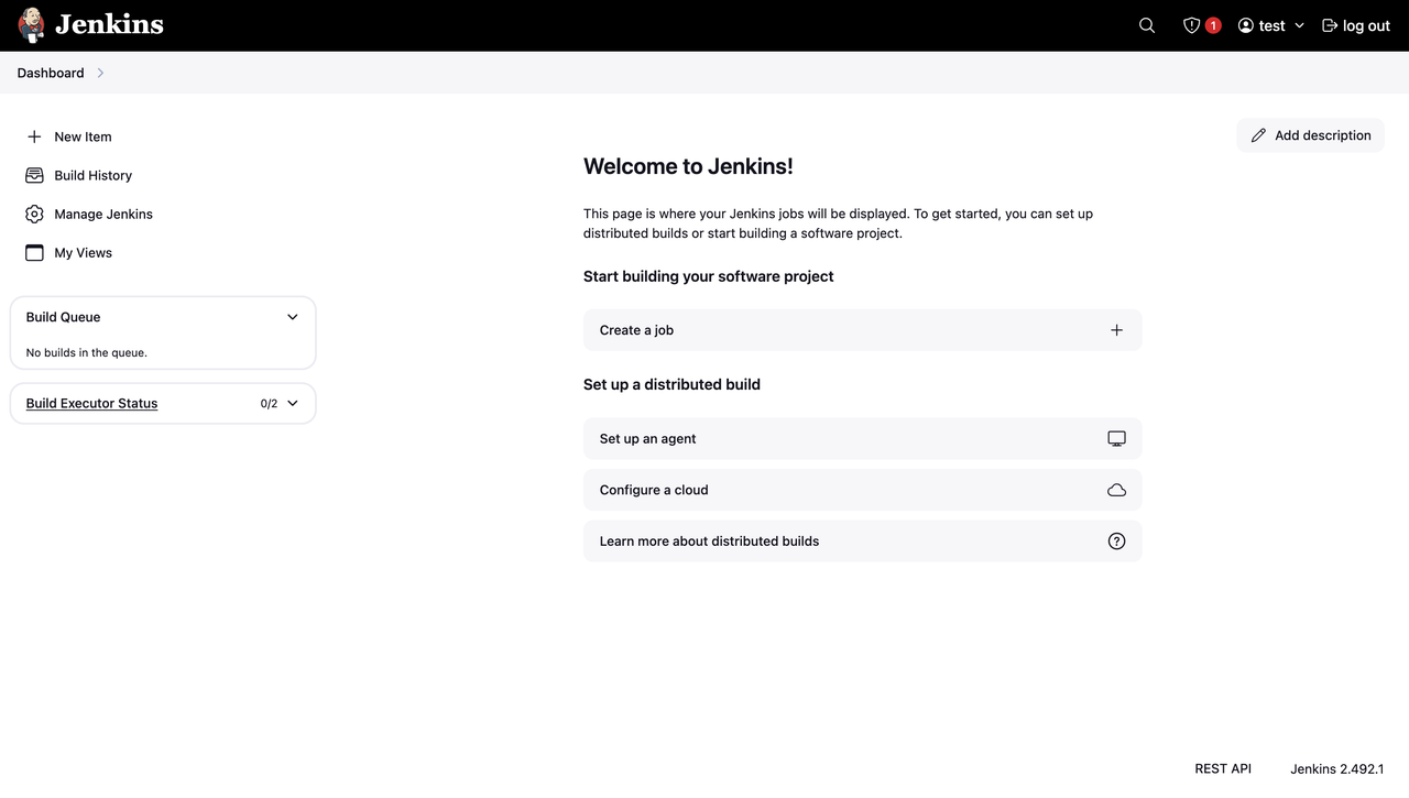 Jenkins Dashboard