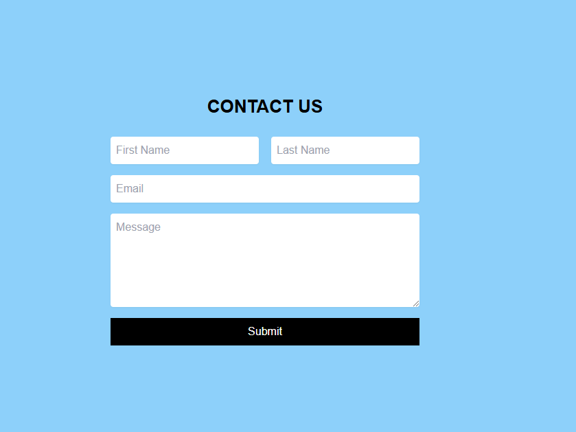 View the Contact Form Login