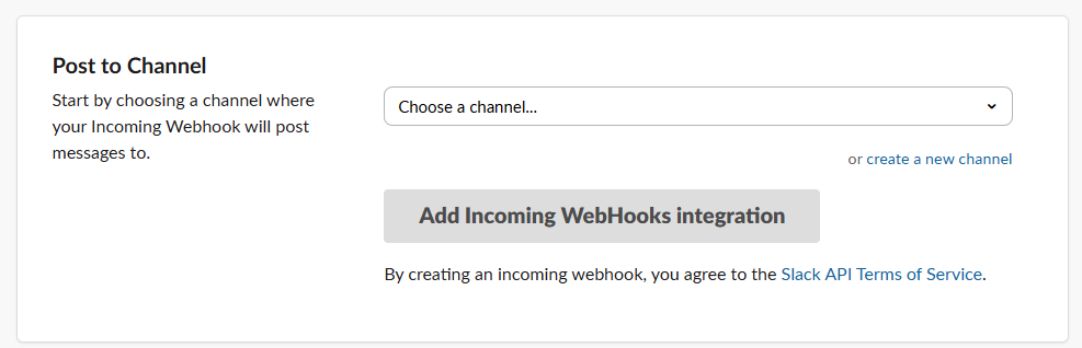 Install Incoming Webhooks