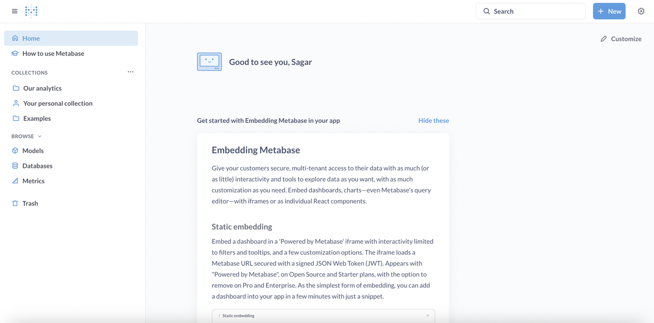 metabase_home