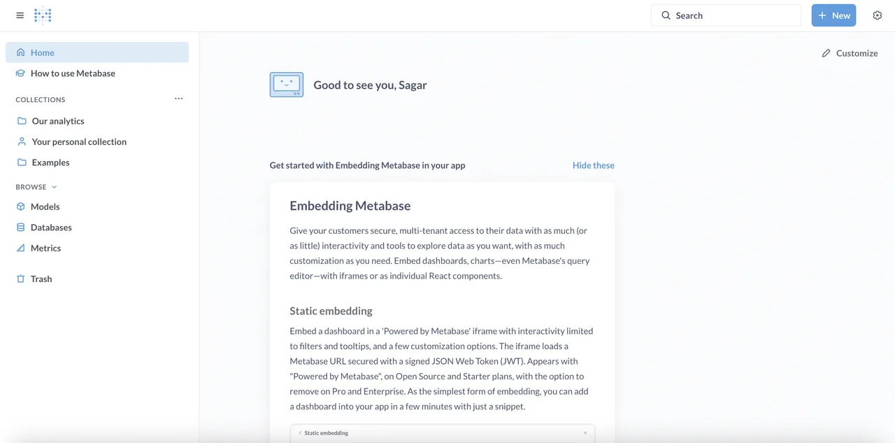 metabase_home