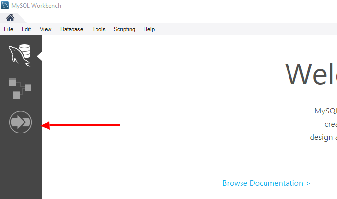 Migrate with MySQL Workbench