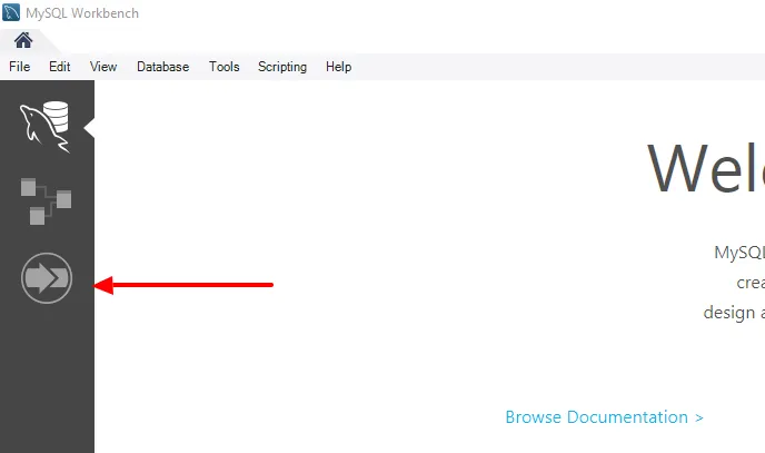 Migrate with MySQL Workbench