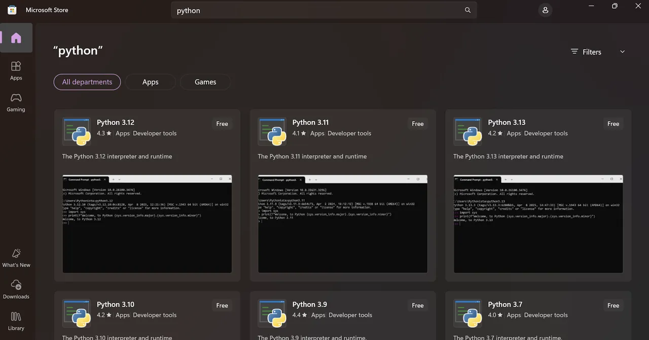 Search-Python-MS