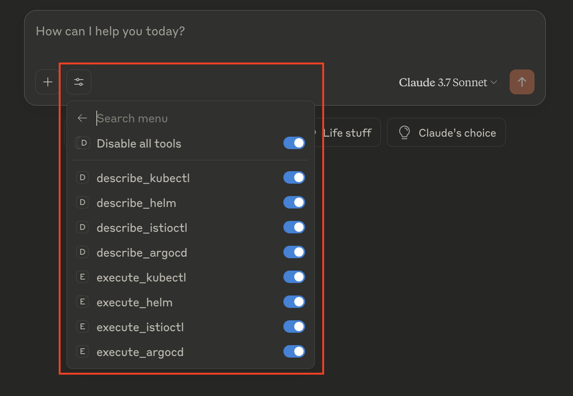 MCP tools