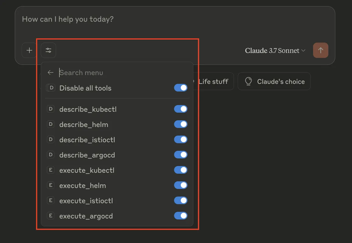 MCP tools
