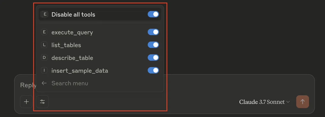 MCP server tools