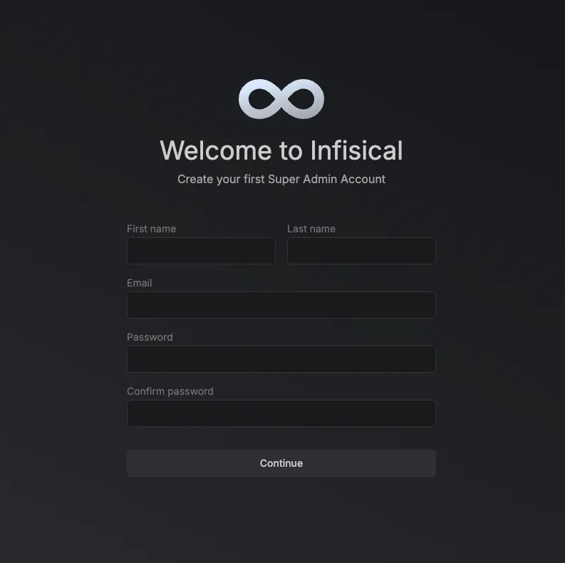 Welcome page
