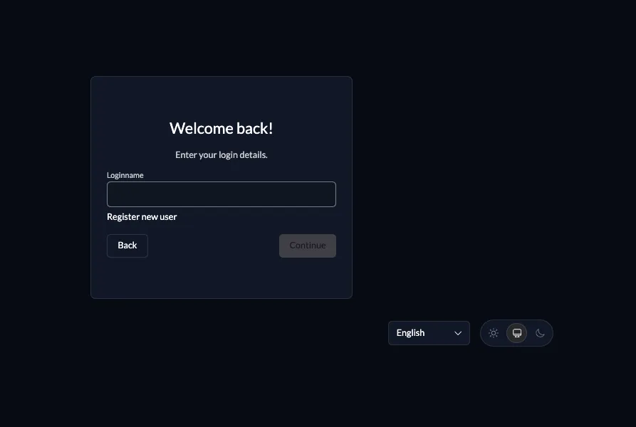 ZITADEL Login Page