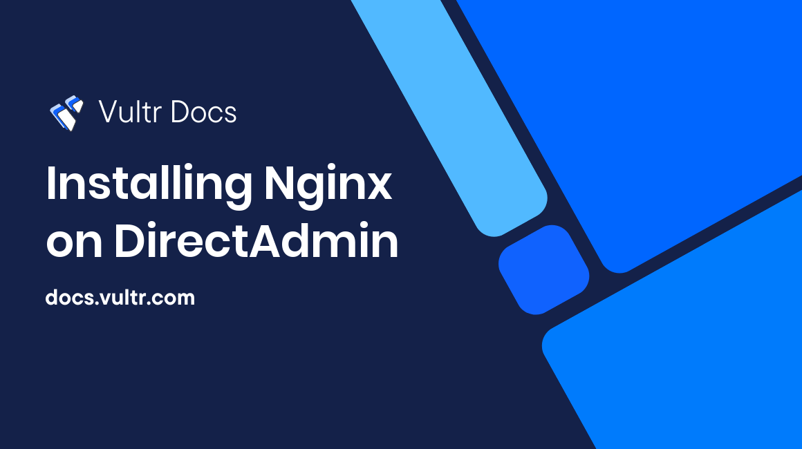 Installing Nginx on DirectAdmin header image