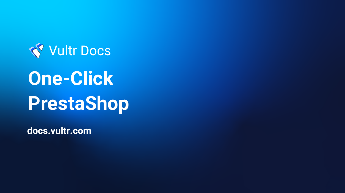 One-Click PrestaShop header image