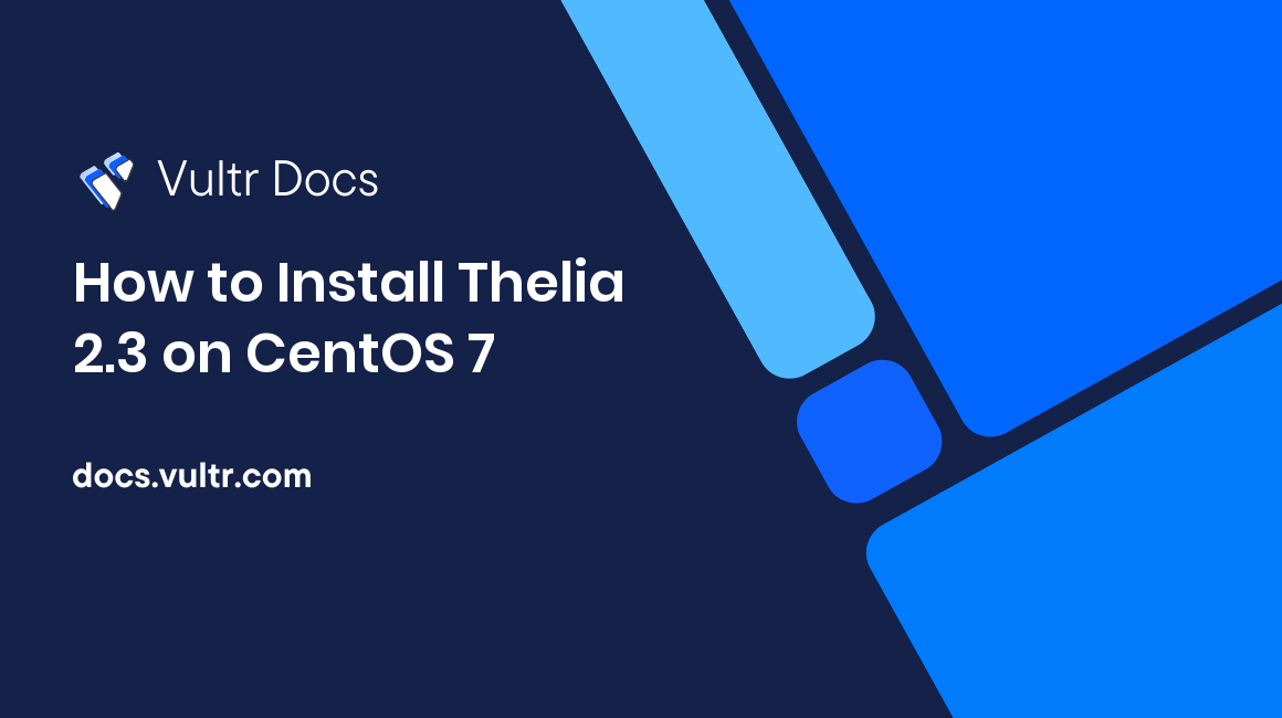 How to Install Thelia 2.3 on CentOS 7 header image
