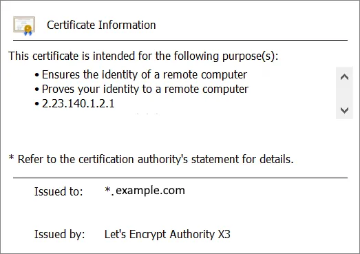 Cert