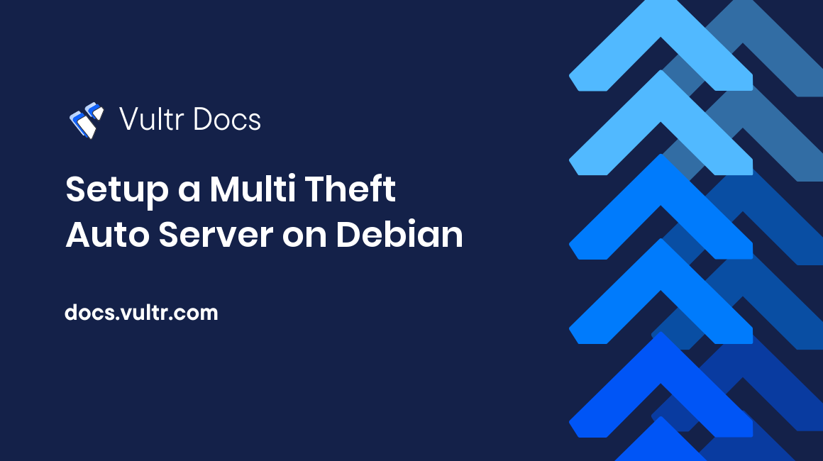 Setup a Multi Theft Auto Server on Debian header image