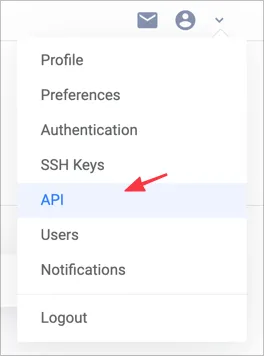 API Menu