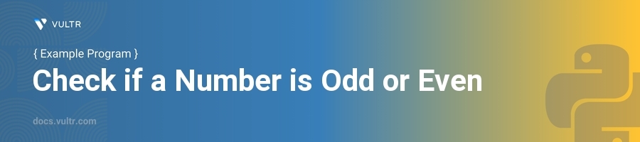 Check if a number is odd or even header image