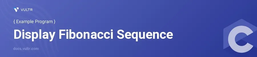 Display fibonacci sequence header image