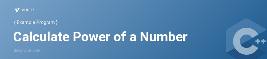 Calculate power of a number header image