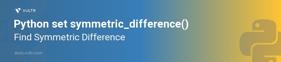 symmetric_difference() header image