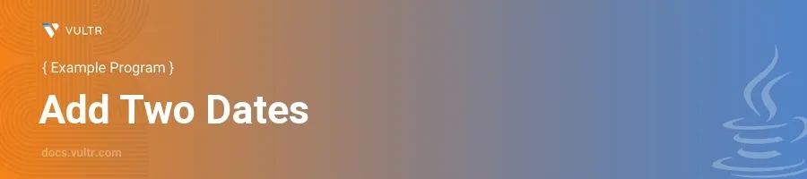 Add two dates header image