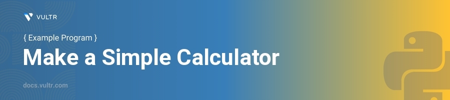 Make a simple calculator header image