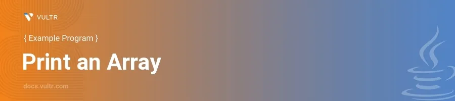 Print an array header image