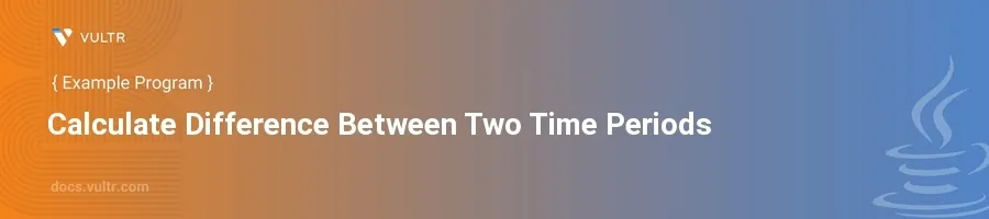 Calculate difference between two time periods header image