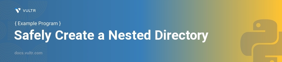 Safely create a nested directory header image