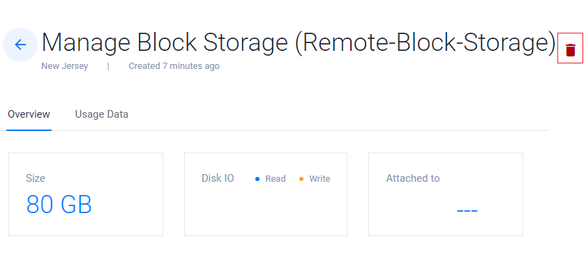 Delete Vultr Block Storage Volume 