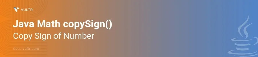 copySign() header image