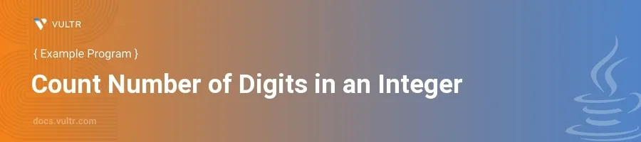 Count number of digits in an integer header image