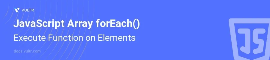 forEach() header image