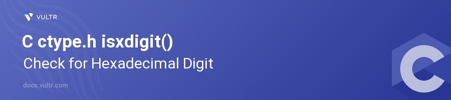 isxdigit() header image