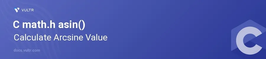 asin() header image