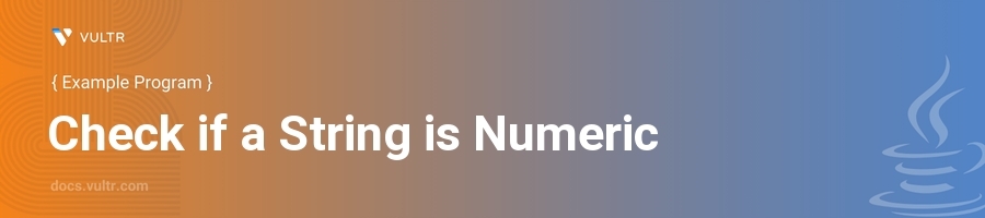 Check if a string is numeric header image