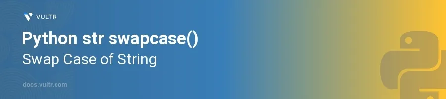 swapcase() header image