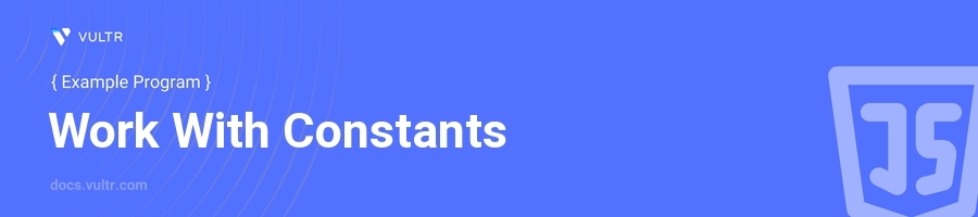 Work with constants header image